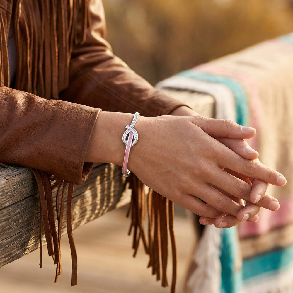 Knotted Power Bracelet - Pink - Serene Western
