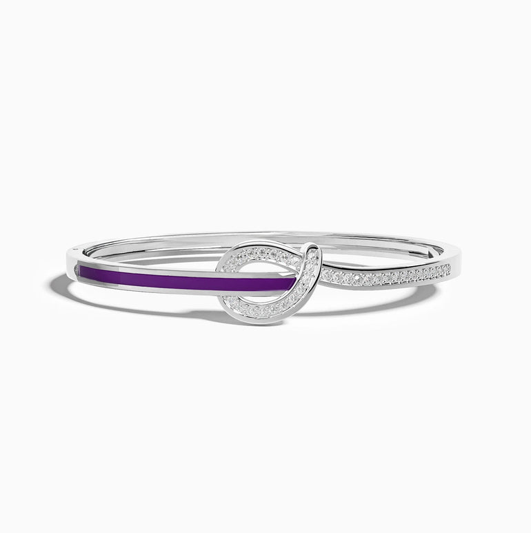 Knotted Power Bracelet - Purple - Serene Western
