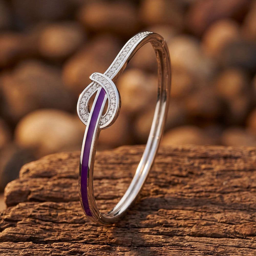 Knotted Power Bracelet - Purple - Serene Western