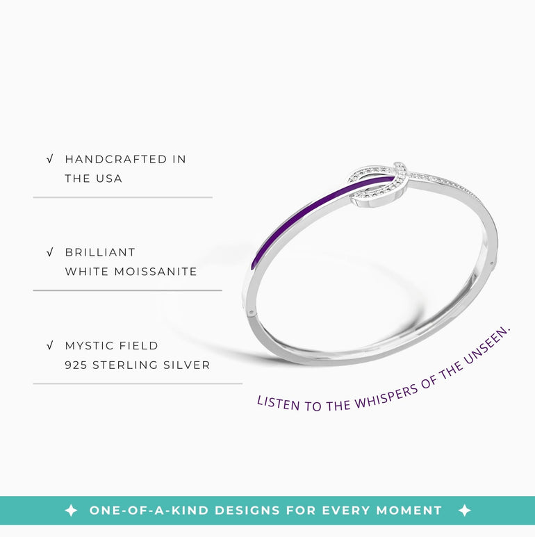 Knotted Power Bracelet - Purple - Serene Western