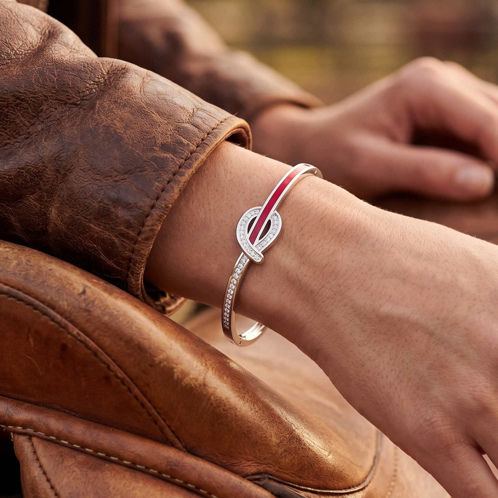 Knotted Power Bracelet - Red - Serene Western