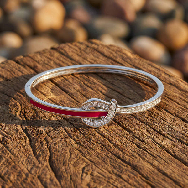 Knotted Power Bracelet - Red