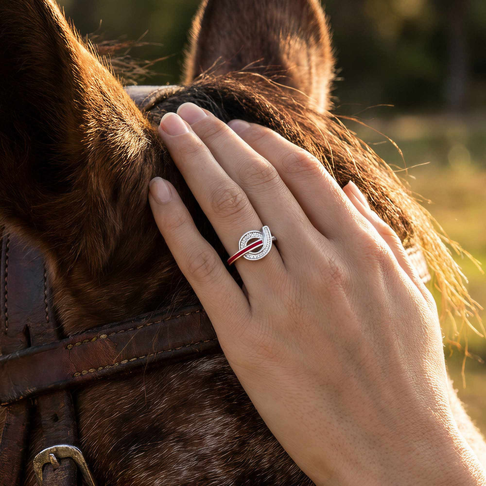 Knotted Power Ring - Red - Serene Western