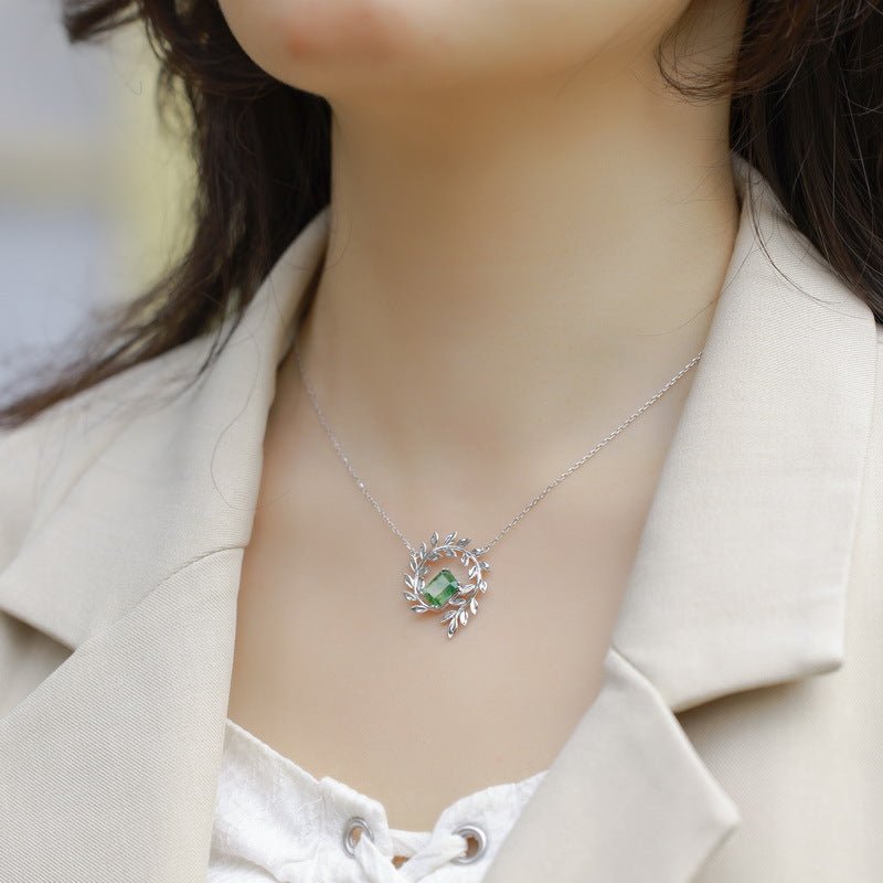 Laurel Halo Necklace - Serene Western