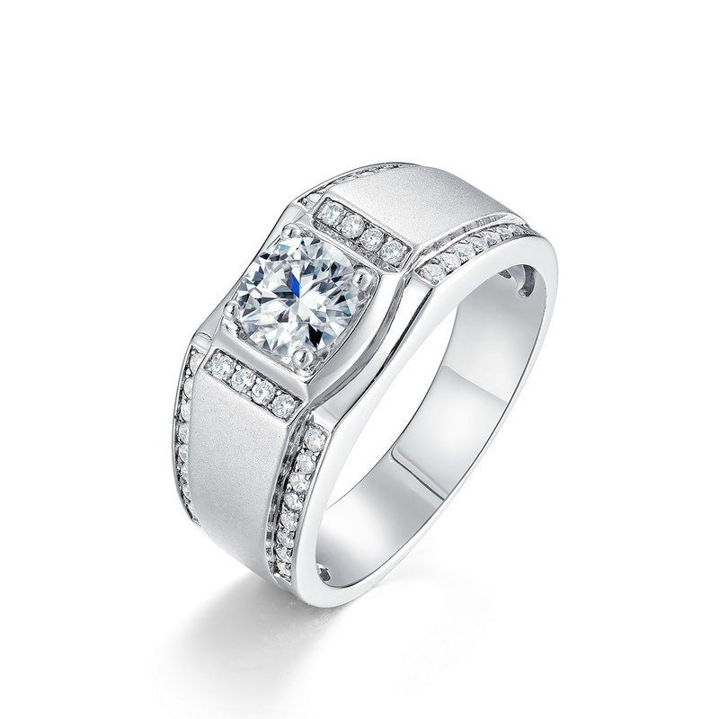 Leader's Seal Ring - Moissanite - Serene Western