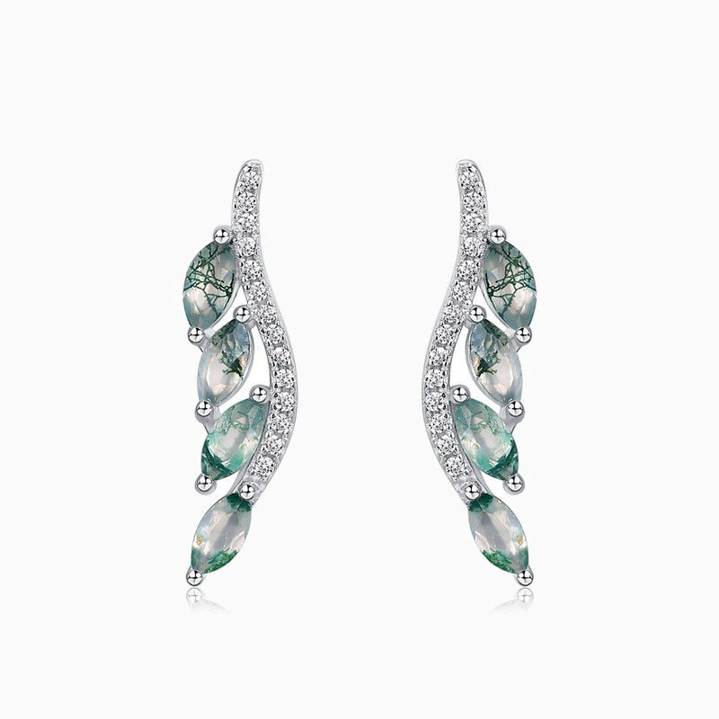 Leafline Spark Earrings - Serene Western