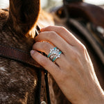 Longhorn Mesa Stacking Ring - Turquoise - Serene Western thumbnail
