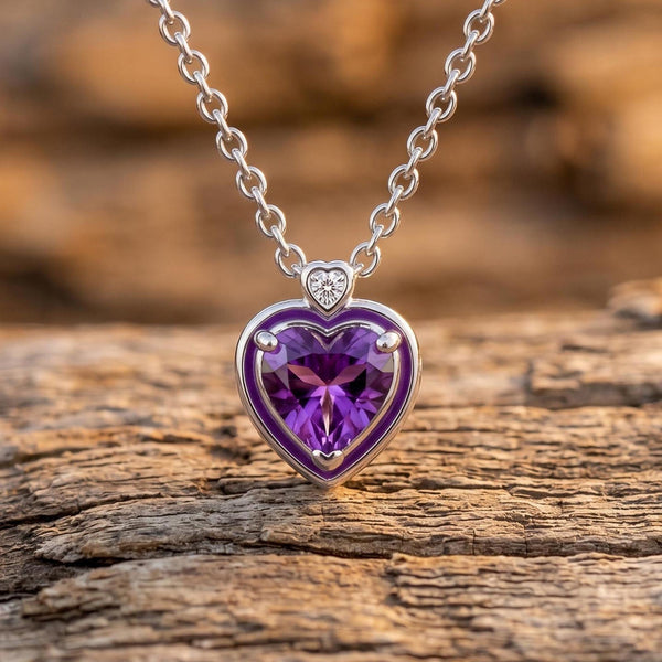 Collar Loyal Heart - Amatista