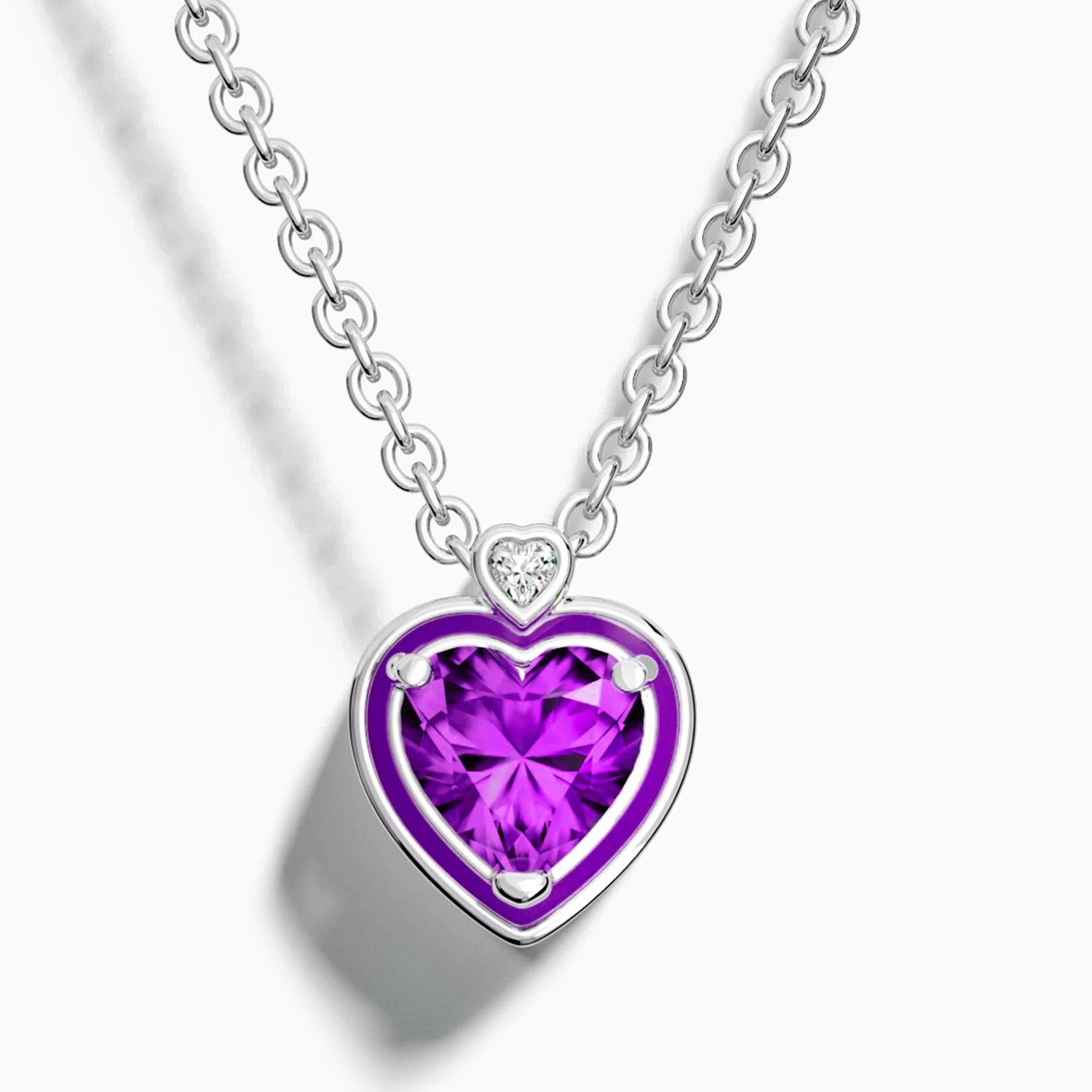 Loyal Heart Necklace - Amethyst - Serene Western
