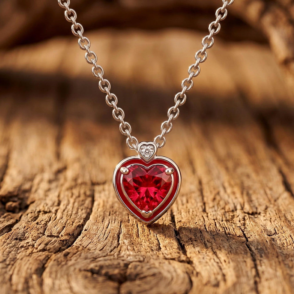 Loyal Heart Necklace - Ruby - Serene Western