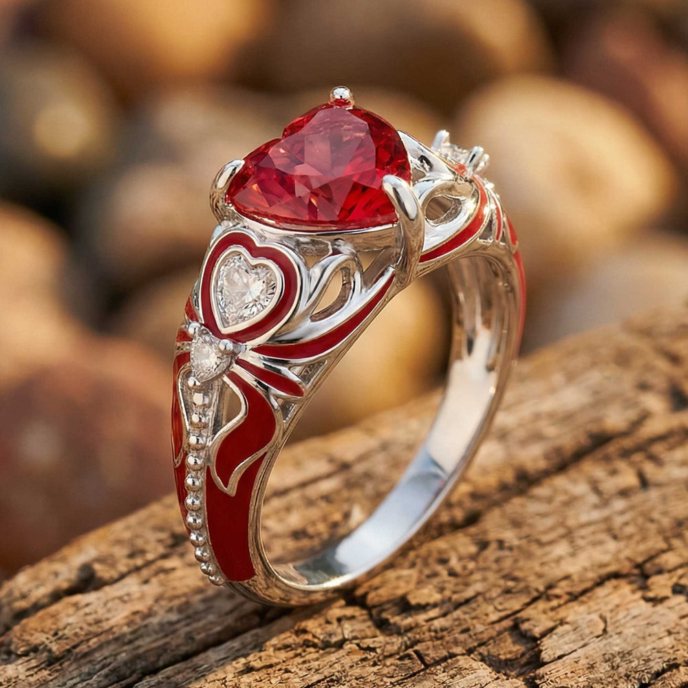 Loyal Heart Ring - Ruby - Serene Western