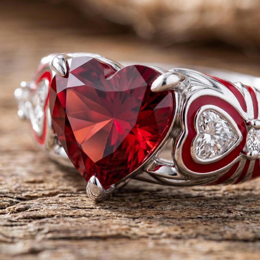 Loyal Heart Ring - Ruby - Serene Western