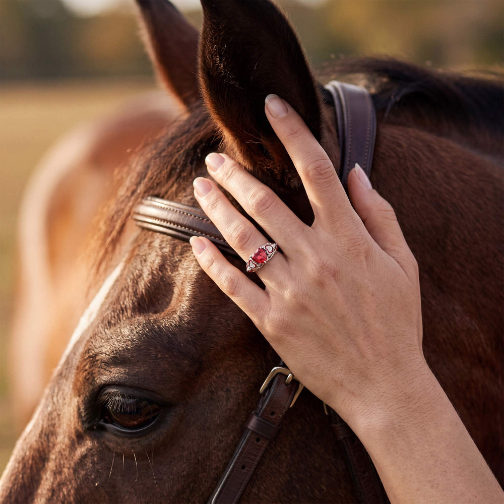 Loyal Heart Ring - Ruby - Serene Western