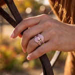 Lucky Rodeo Ring - Rose Quartz - Serene Western thumbnail