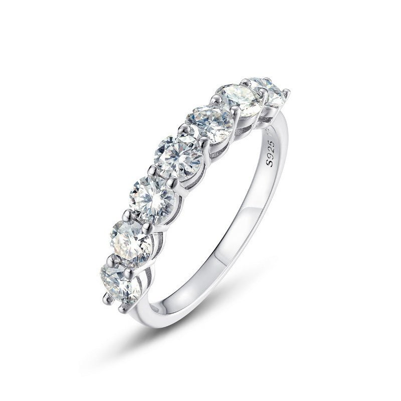 Lucky Seven Ring - Moissanite - Serene Western
