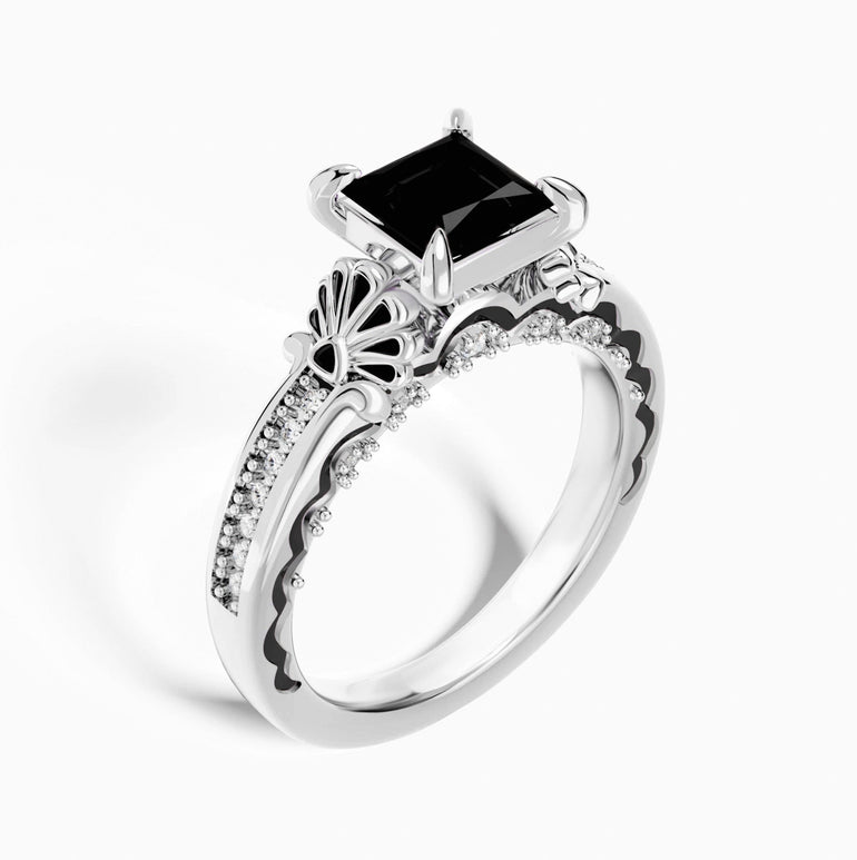 Lumen Crest Ring - Black Onyx - Serene Western
