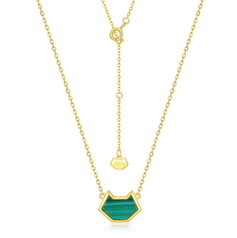 Malachite Foxline Necklace - Serene Western