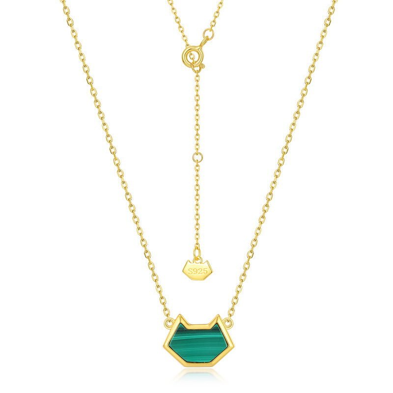 Malachite Foxline Necklace - Serene Western
