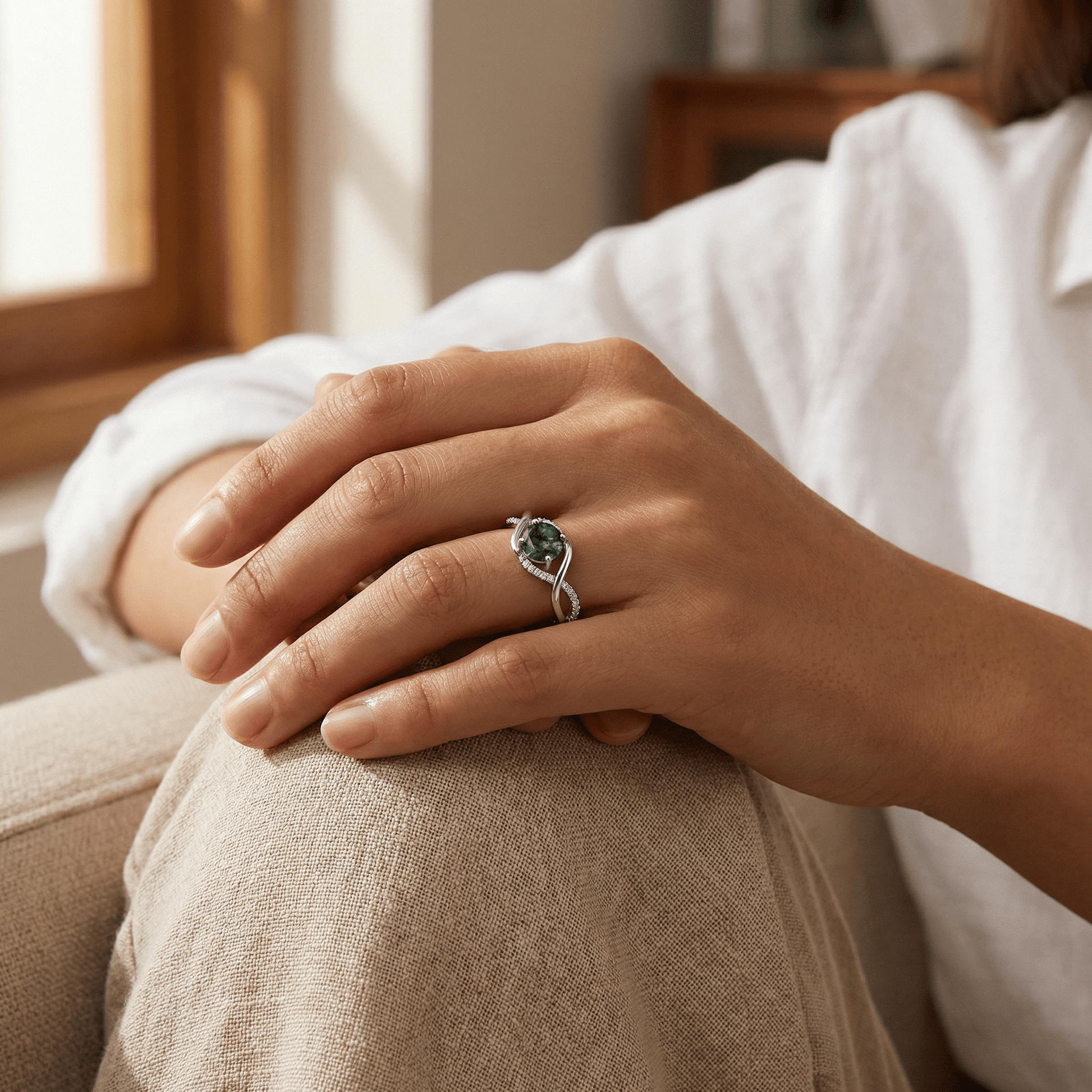 Meadow Promise Ring - Serene Western