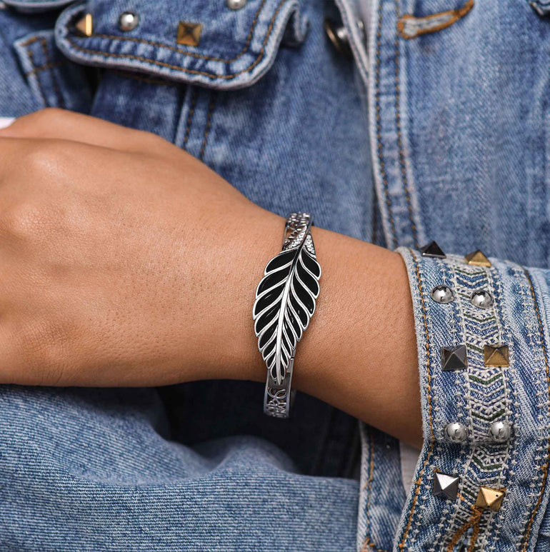 Mesa Quill Bracelet - Black - Serene Western