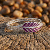 Mesa Quill Bracelet - Purple