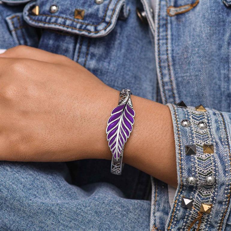 Mesa Quill Bracelet - Purple - Serene Western