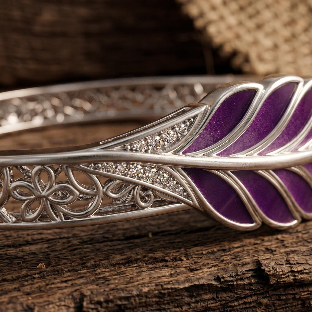 Mesa Quill Bracelet - Purple - Serene Western