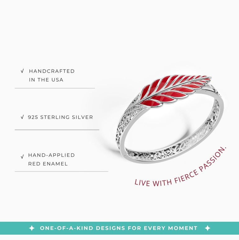 Mesa Quill Bracelet - Red - Serene Western