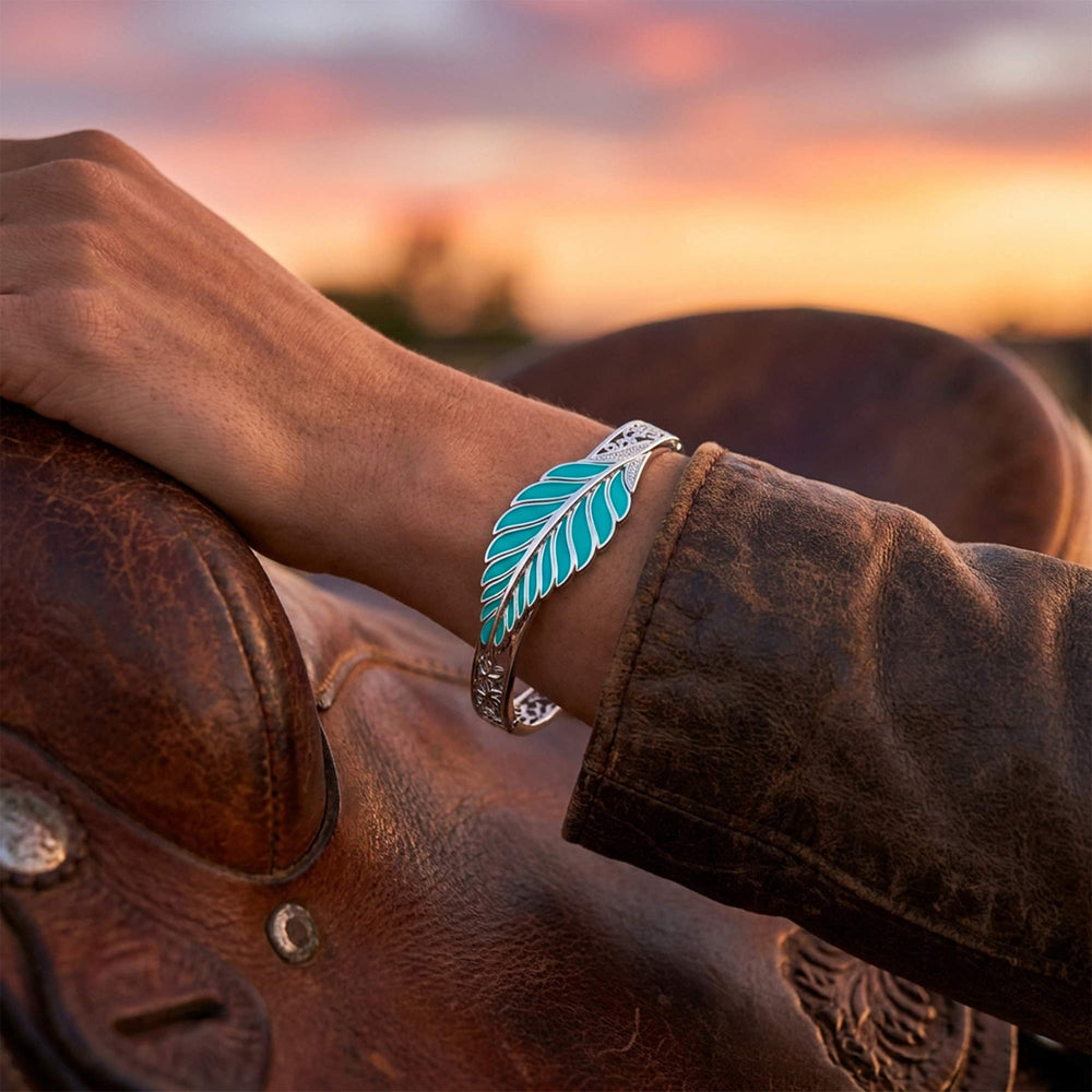 Mesa Quill Bracelet - Turquoise - Serene Western