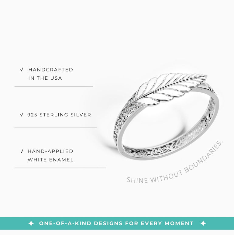 Mesa Quill Bracelet - White - Serene Western