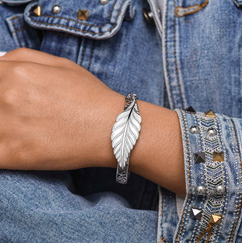 Mesa Quill Bracelet - White - Serene Western