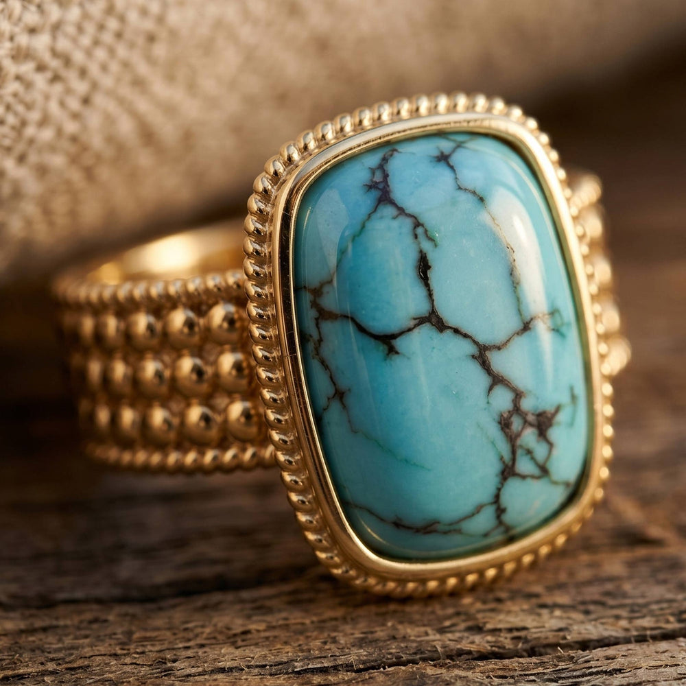 Mesa Verse Ring - Turquoise - Serene Western