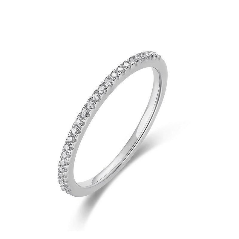 Micro - Glint Ring - Moissanite - Serene Western