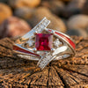 Milky Way Kiss Ring - Rubin