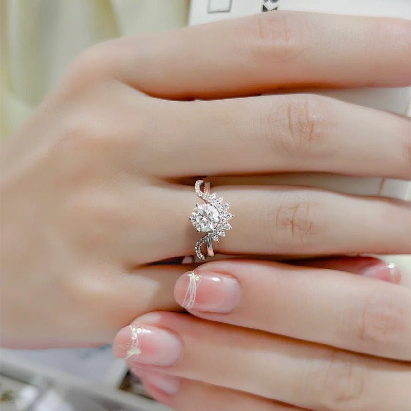 Moonkiss Halo Set - Moissanite - Serene Western