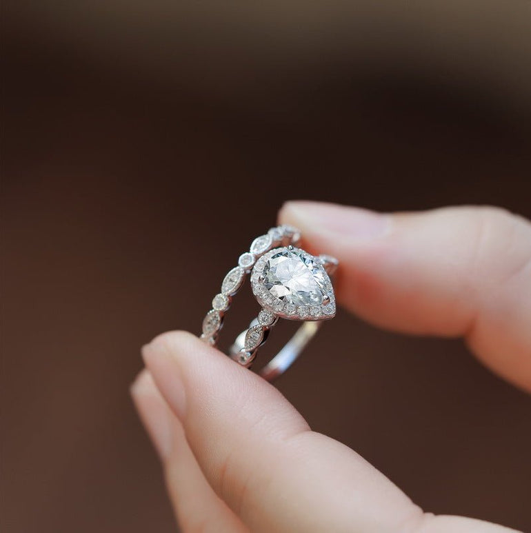 Moontear Tale Set - Moissanite - Serene Western