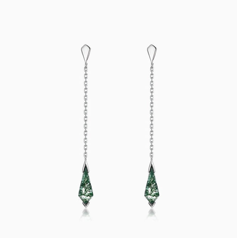 Moss Prism Earrings - Serene Western