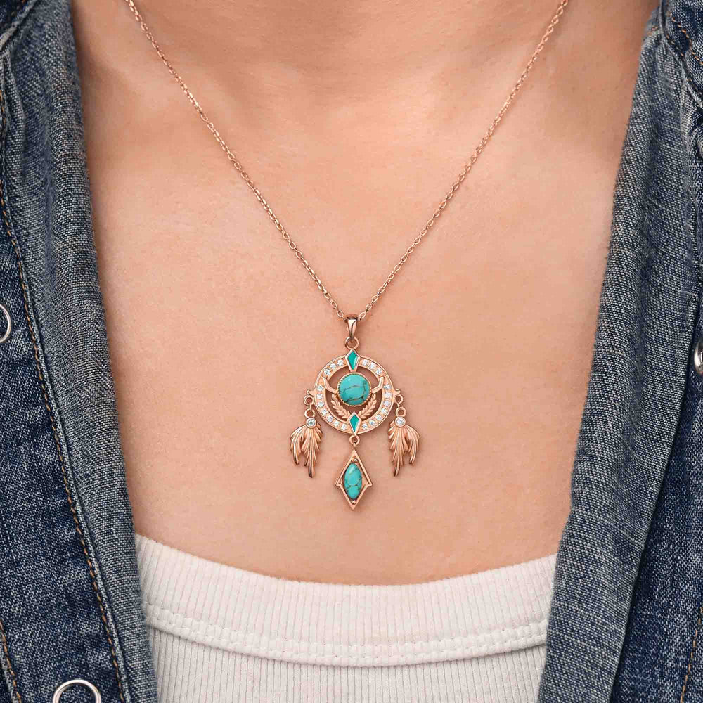 Mystic Dreamcatcher Necklace - Serene Western