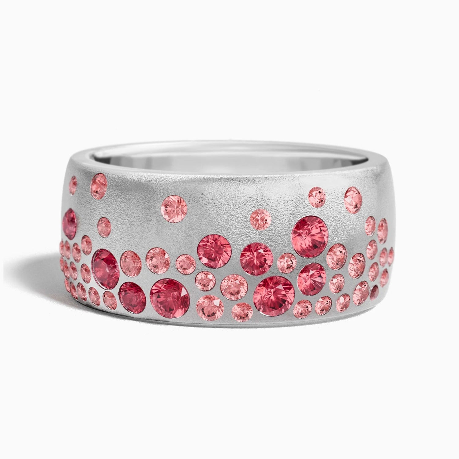 Nebula Drop Ring - Rose Quartz - Serene Western