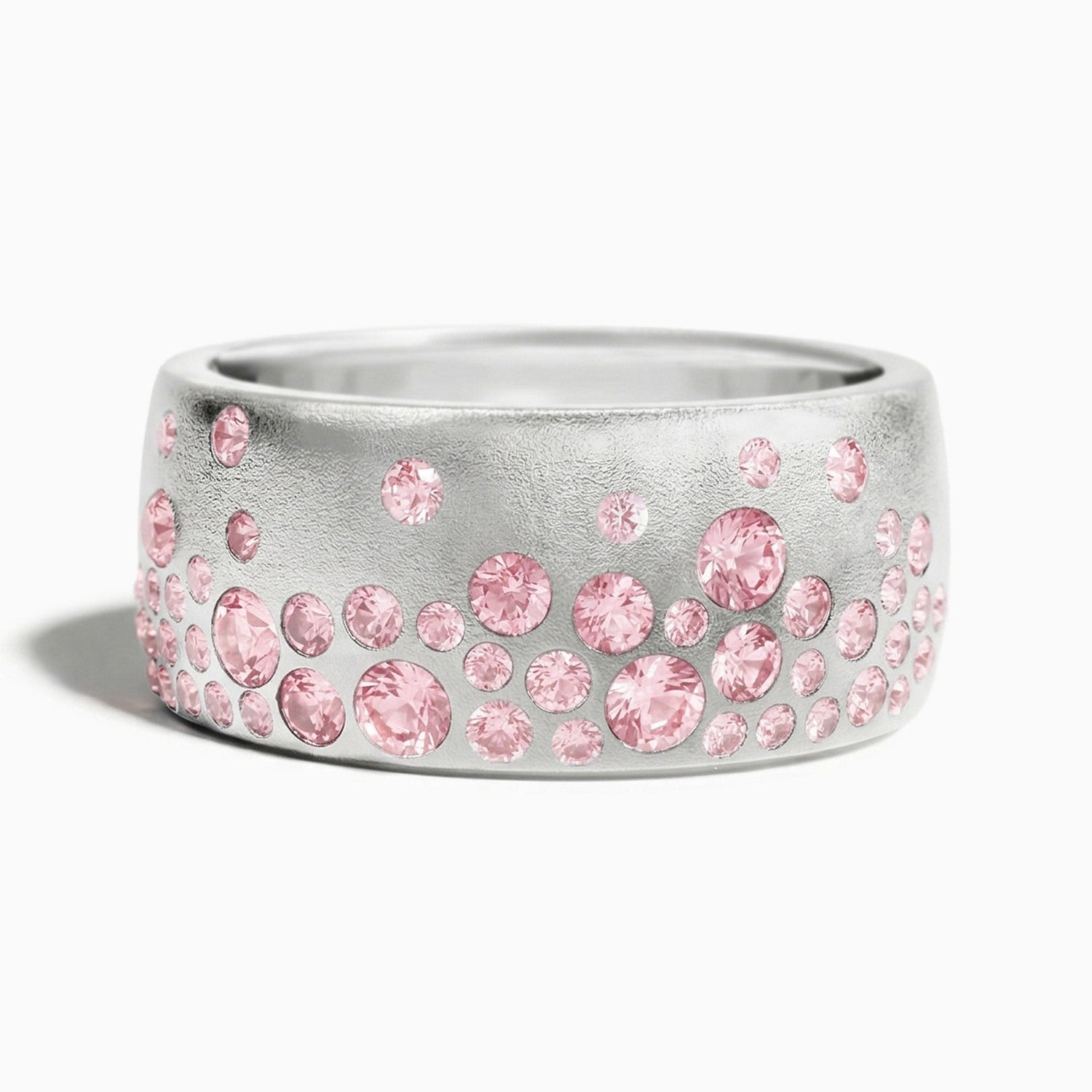 Nebula Drop Ring - Rose Quartz - Serene Western