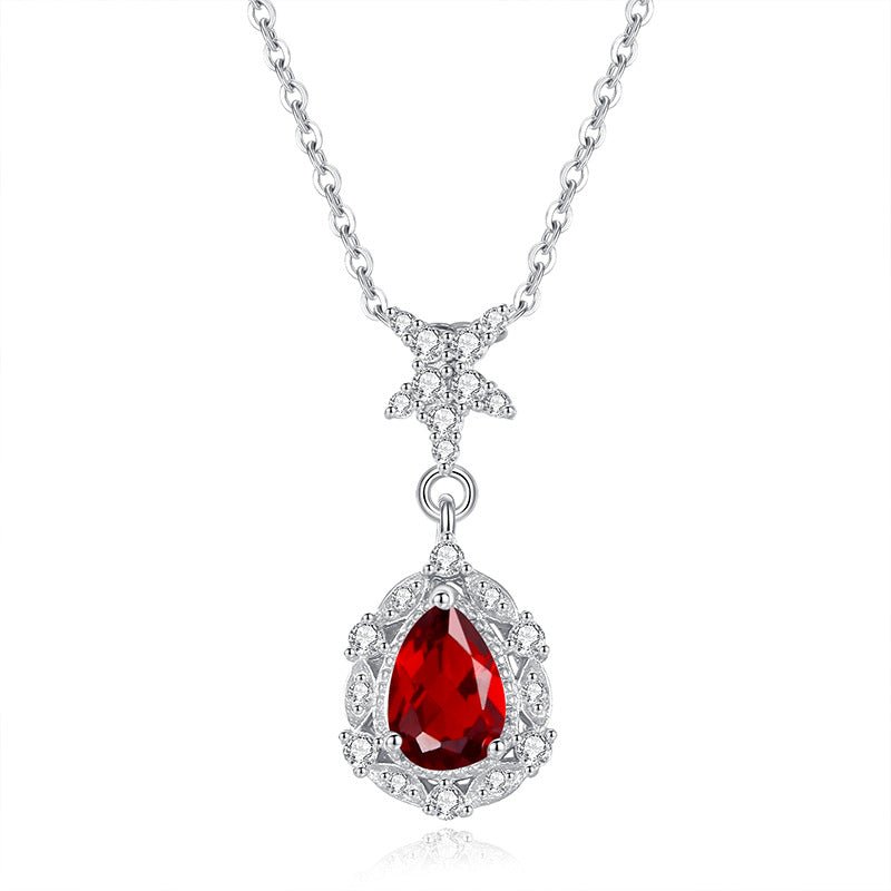 Northstar Sway Necklace - Garnet - Serene Western