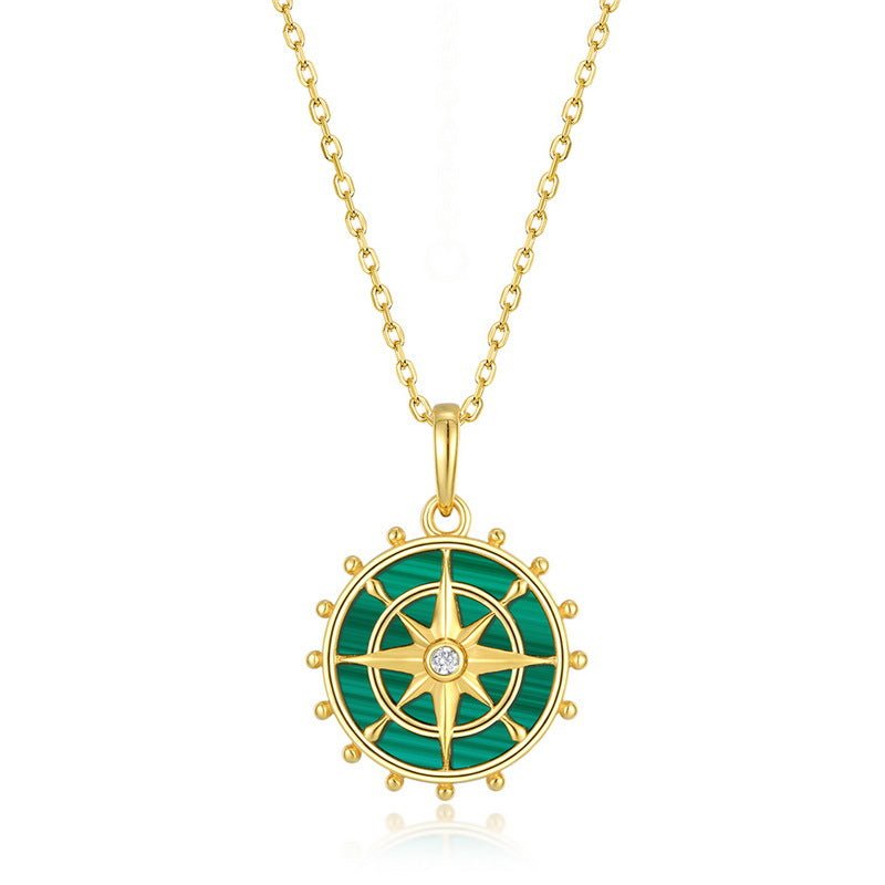 Ocean Compass Necklace - Serene Western