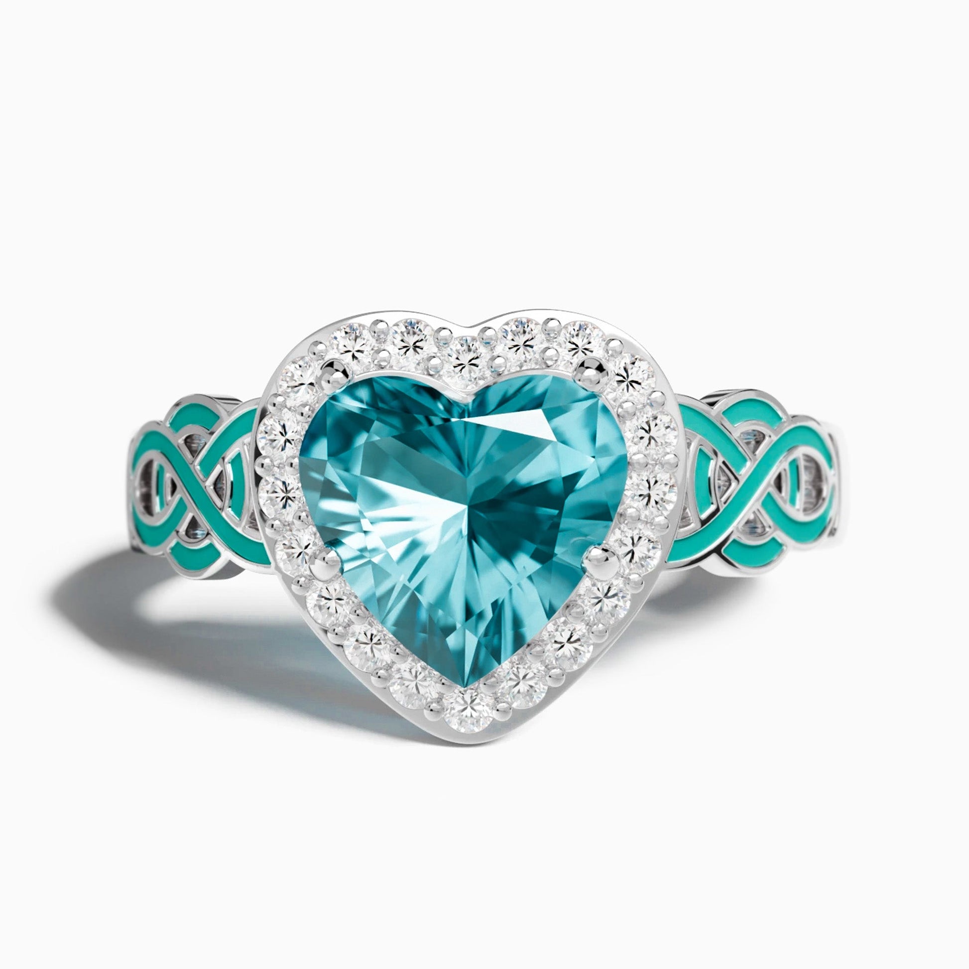 Ocean Heart Ring - Serene Western