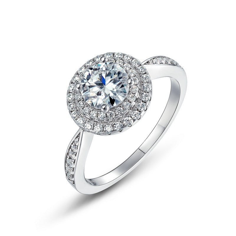 Orbit Halo Ring - Moissanite - Serene Western