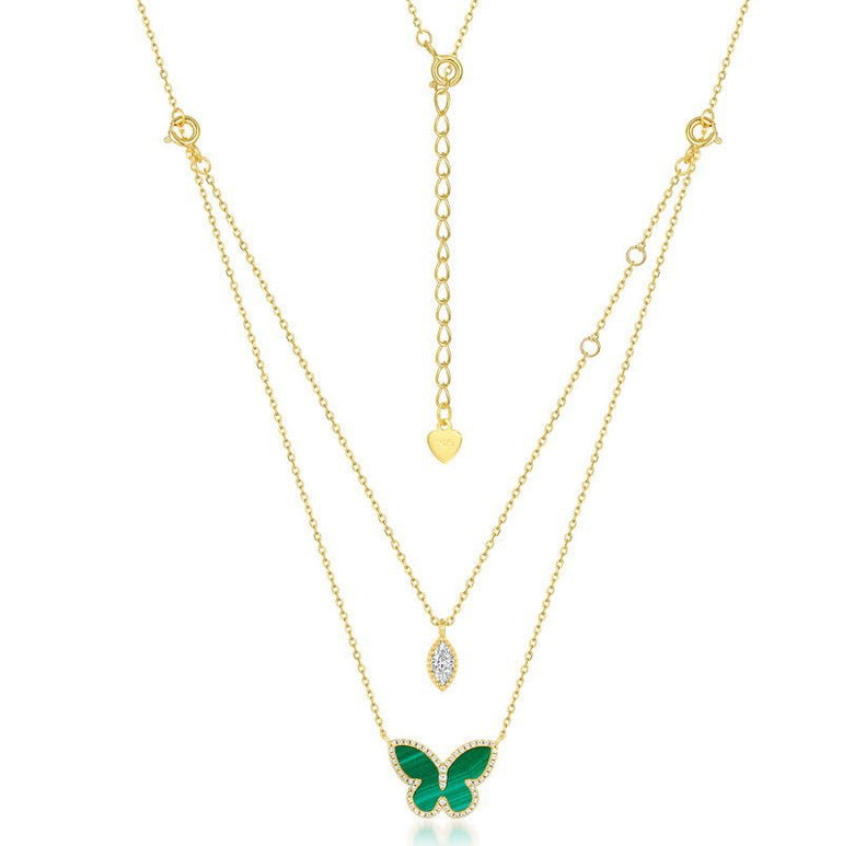 Papillon Layered Necklace - Serene Western