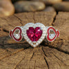 Versprechen Rose Ring - Aquamarin