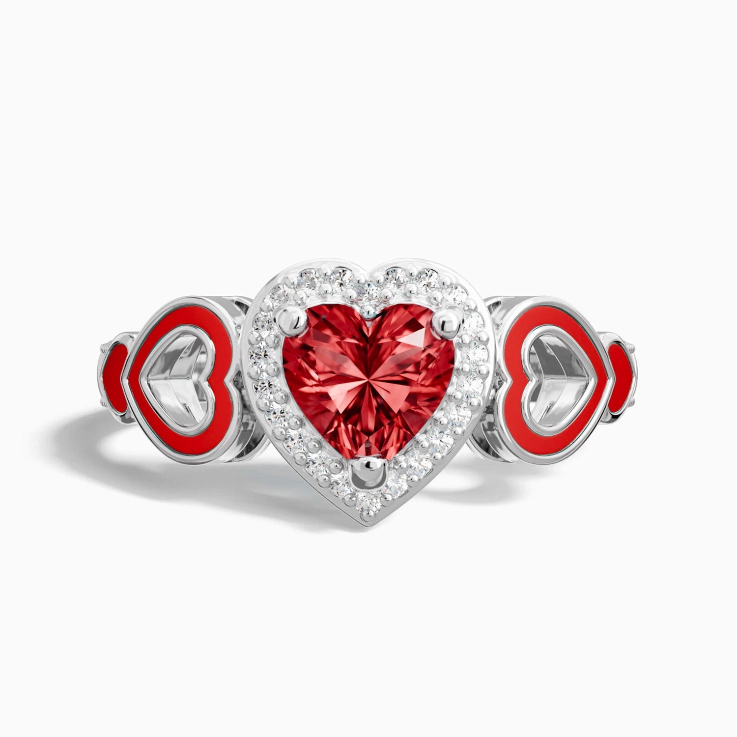 Passion Heart Ring - Ruby - Serene Western