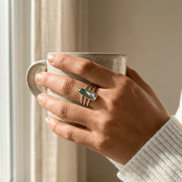 Pebble Ripple Ring - Serene Western