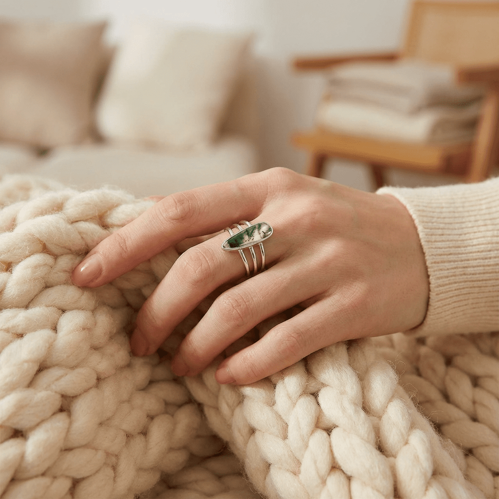 Pebble Ripple Ring - Serene Western