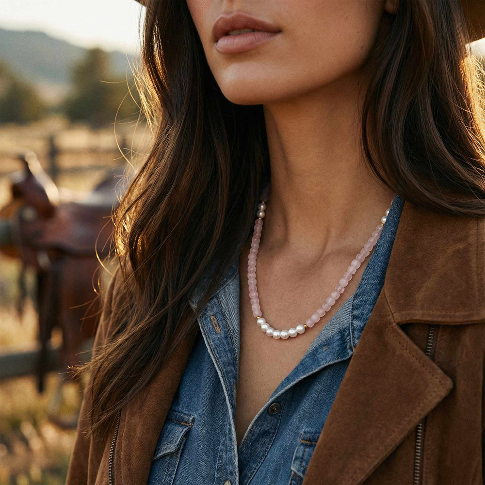 Petal Glow Necklace - Serene Western